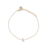 Bracciale Rue des Mille Donna in Argento BRZ-011 INIZ AU L - BRZ-011 INIZ AU L